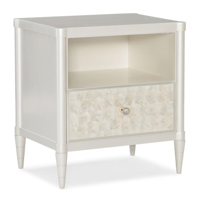 Caracole White Cap Bedside Table 1