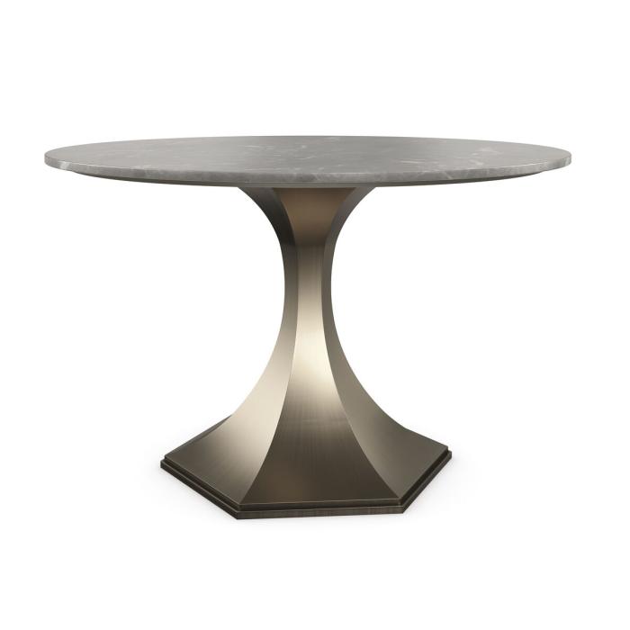 Caracole Classic Brass Dining Table 1