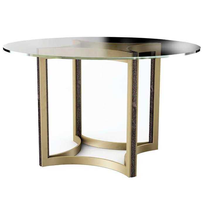 Caracole ReMix Glass Top Table 122cm 1