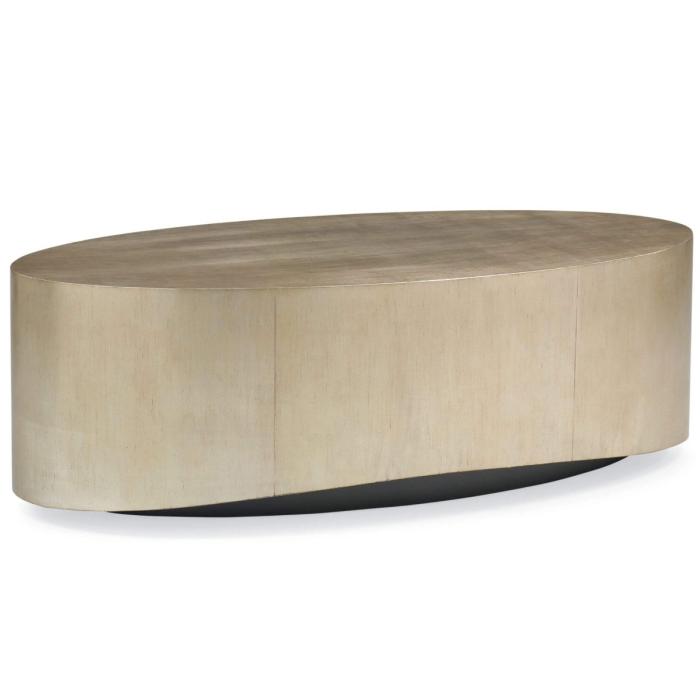 Caracole Come Oval Here Coffee Table 1