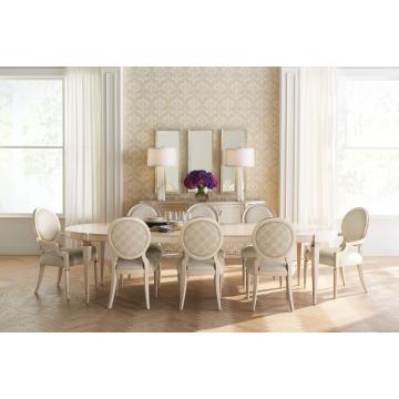 Exquisite Taste Dining Table Extendable 264-365cm