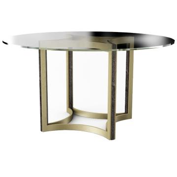 ReMix Glass Top Table 137cm