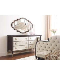 Everly Double Dresser with Antique Mirror Drawers