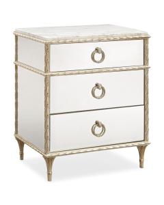 Fontainebleau Mirrored Bedside Table