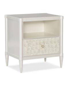 White Cap Bedside Table