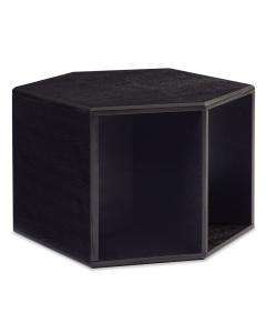 ReMix Hexagon End/Coffee Table in Black